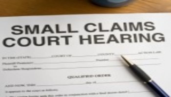 small claims court hearing