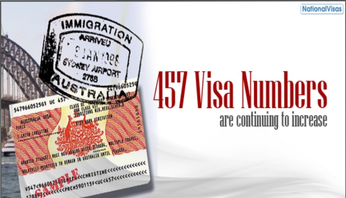 457 visa numbers