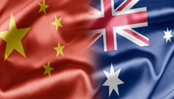 china australia flag