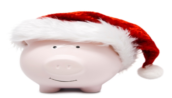 christmas piggy bank