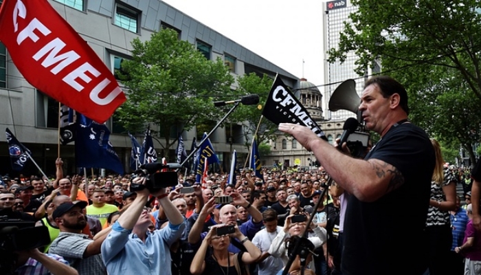 CFMEU rally