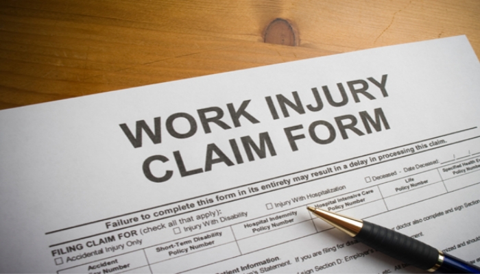 work injury claim form