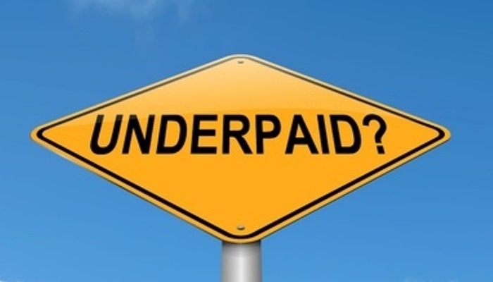 underpaid