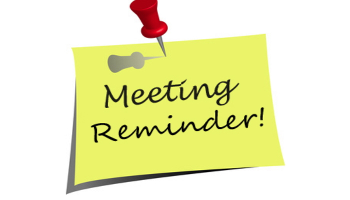 Meeting reminder